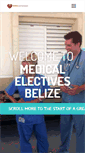 Mobile Screenshot of medicalelectivesbelize.com