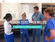 Tablet Screenshot of medicalelectivesbelize.com